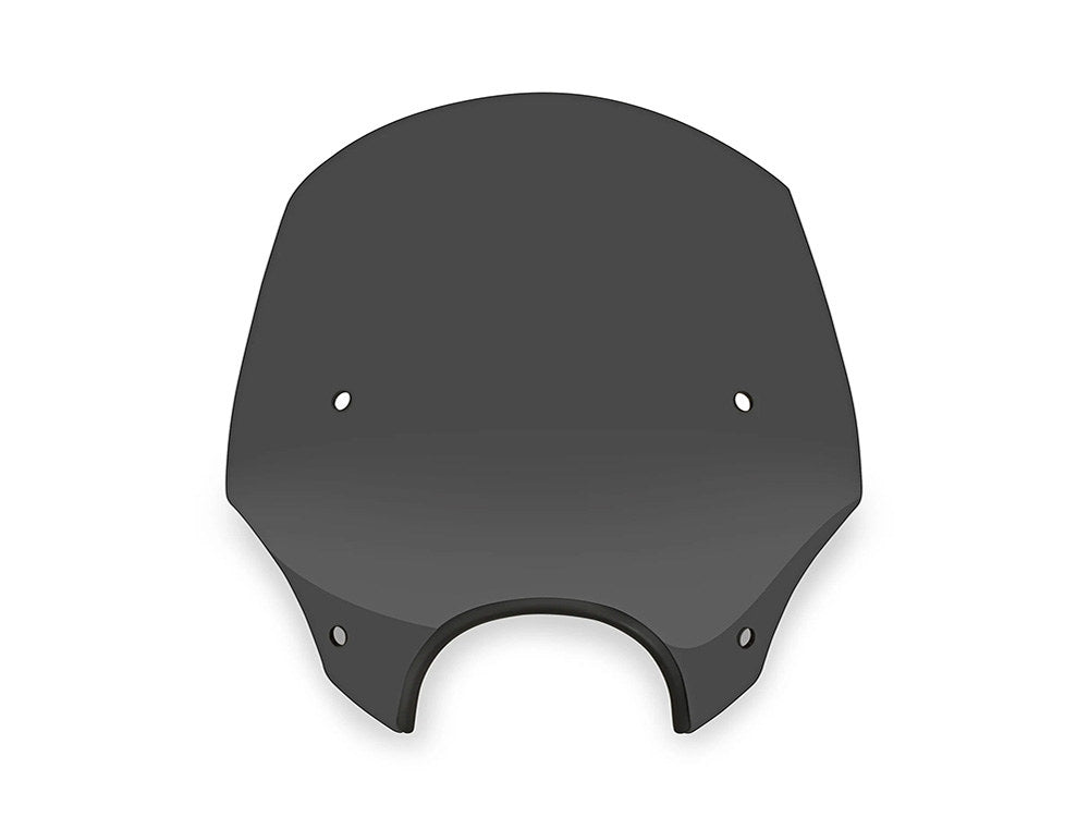 El Paso Windshield. Dark Black Smoke. 15in. High. Fits models with 5-3/4in. Headlights.