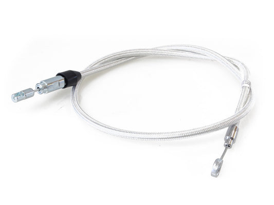44in. Quick Connect Upper Clutch Cable – Sterling Chromite. Fits Softail 2018-2024 & Most Touring 2021-2024