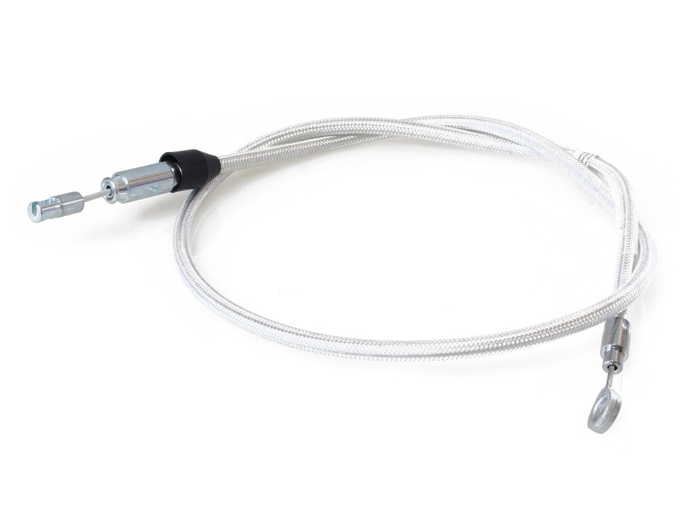 46in. Quick Connect Upper Clutch Cable – Sterling Chromite. Fits Softail 2018-2024 & Most Touring 2021-2024