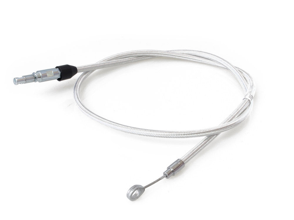 56in. Quick Connect Upper Clutch Cable – Sterling Chromite. Fits Softail 2018-2024 & Most Touring 2021-2024