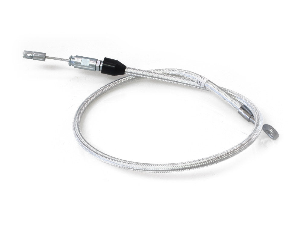 36in. Quick Connect Upper Clutch Cable – Sterling Chromite. Fits Softail 2018-2024
