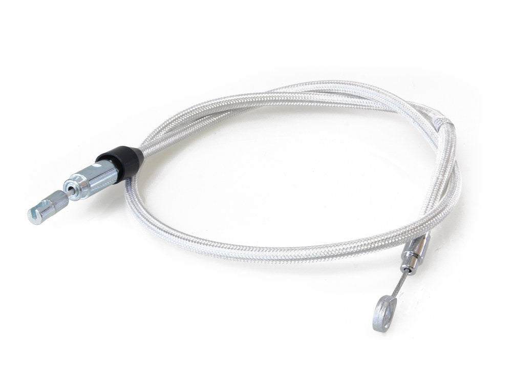 42in. Quick Connect Upper Clutch Cable – Sterling Chromite. Fits Softail 2018-2024 & Most Touring 2021-2024