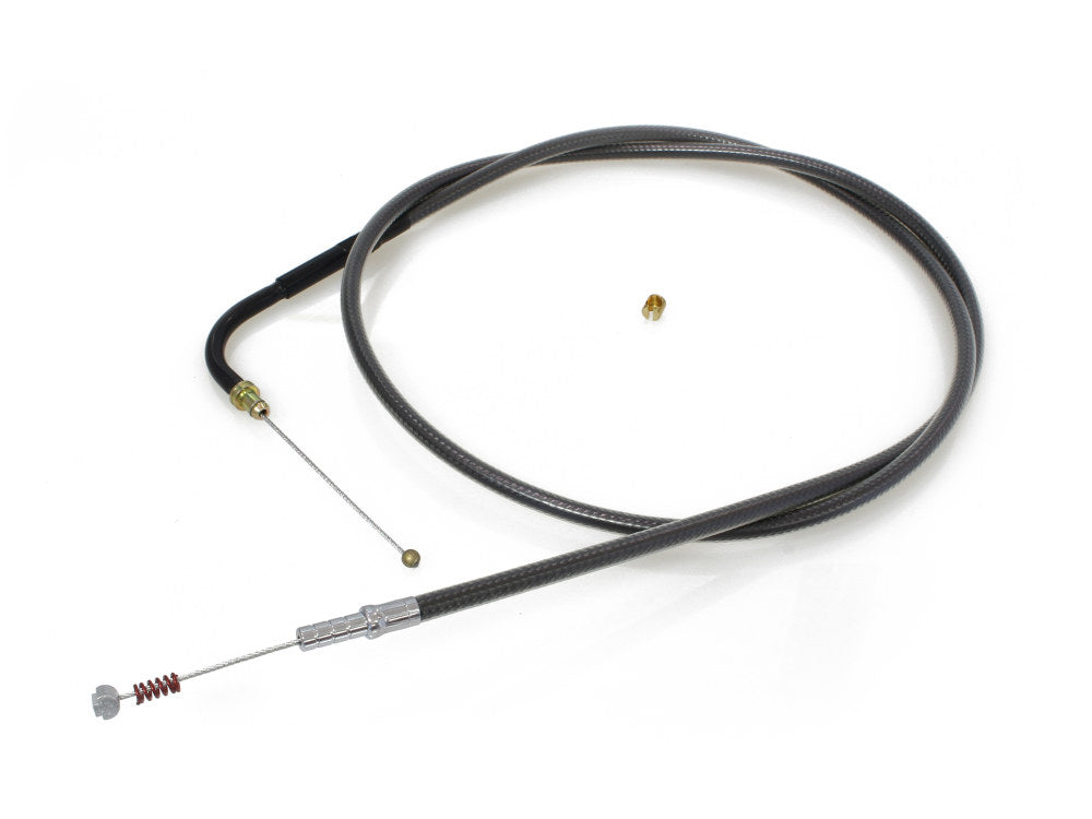38-3/4in. Idle Cable – Black Pearl. Fits Big Twin 1996-2017.