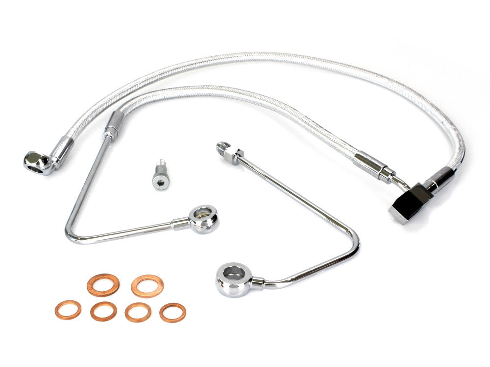 Lower Brake Line – Sterling Chromite. Fits FXS Blackline 2011-2013 & Breakout 2013-2014