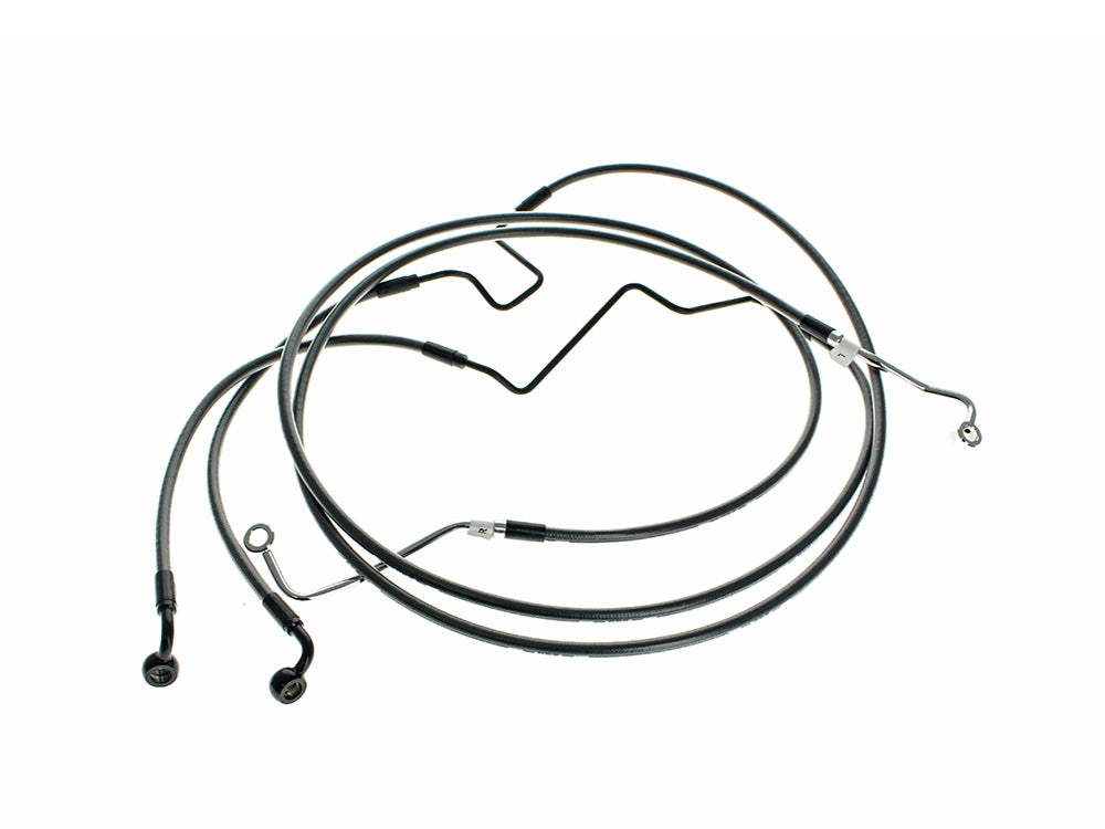 Lower Front Brake Line – Black Pearl. Fits Road King Special 2024up