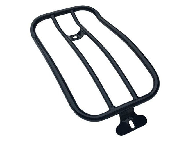 Solo Seat Luggage Rack – Gloss Black. Fits Low Rider 2018-2020 & Sport Glide 2018-2024