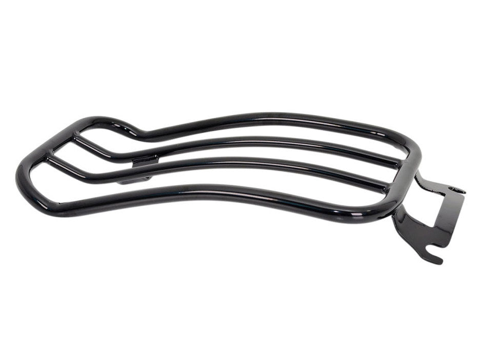 Solo Seat Luggage Rack – Gloss Black. Fits Touring 1997up.