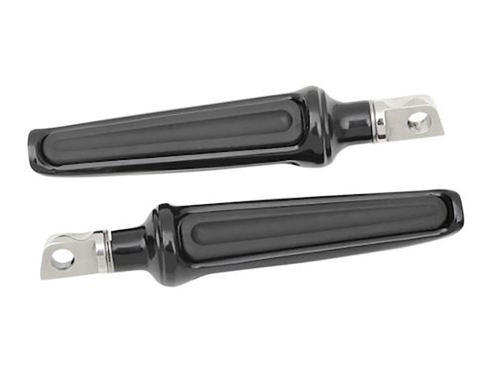 Contour Footpegs with Universal Male Mount – Black.