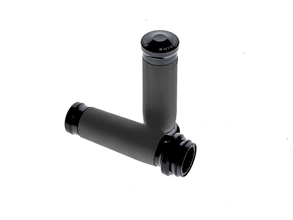 Contour Handgrips – Black. Fits Big Twin 2008-2024 with Throttle-by-Wire