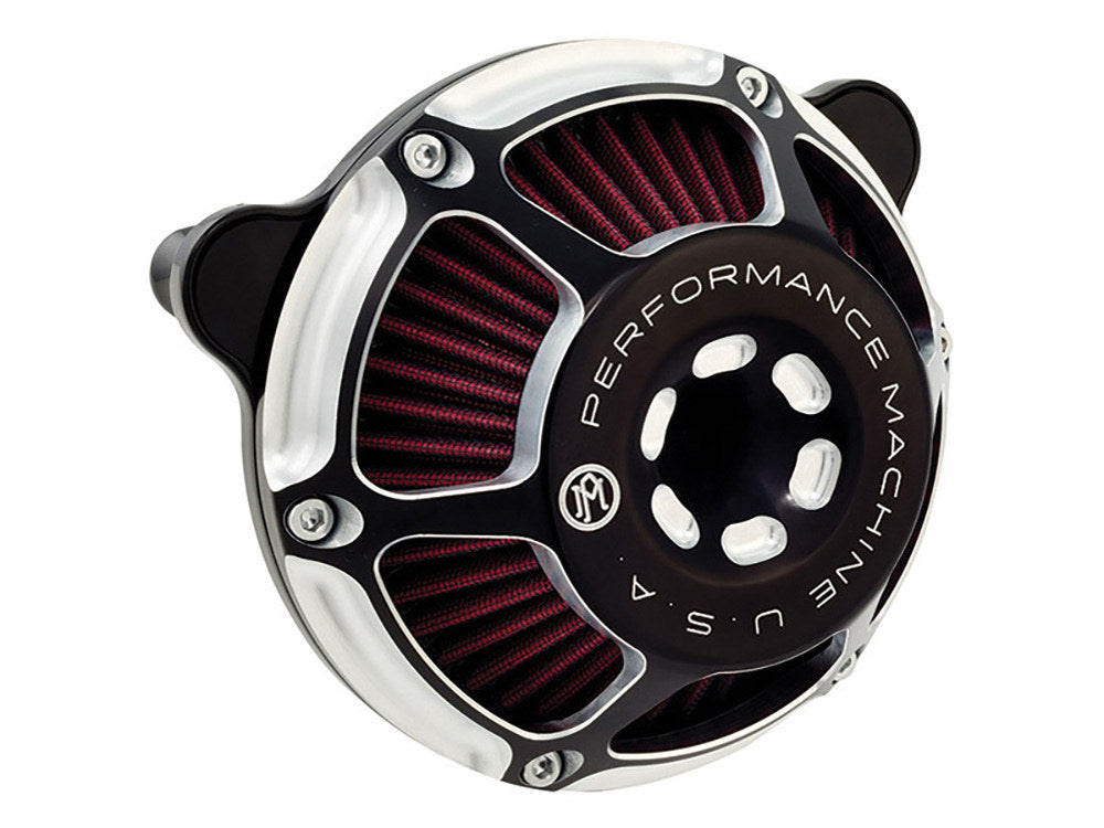 Max HP Air Cleaner Kit – Black Contrast Cut. Fits Touring 2017-2024 & Softail 2018-2024