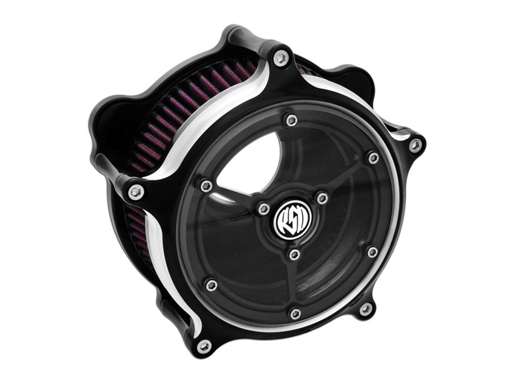 Clarity Air Cleaner Kit – Black Contrast Cut. Fits Touring 2017-2024 & Softail 2018-2024