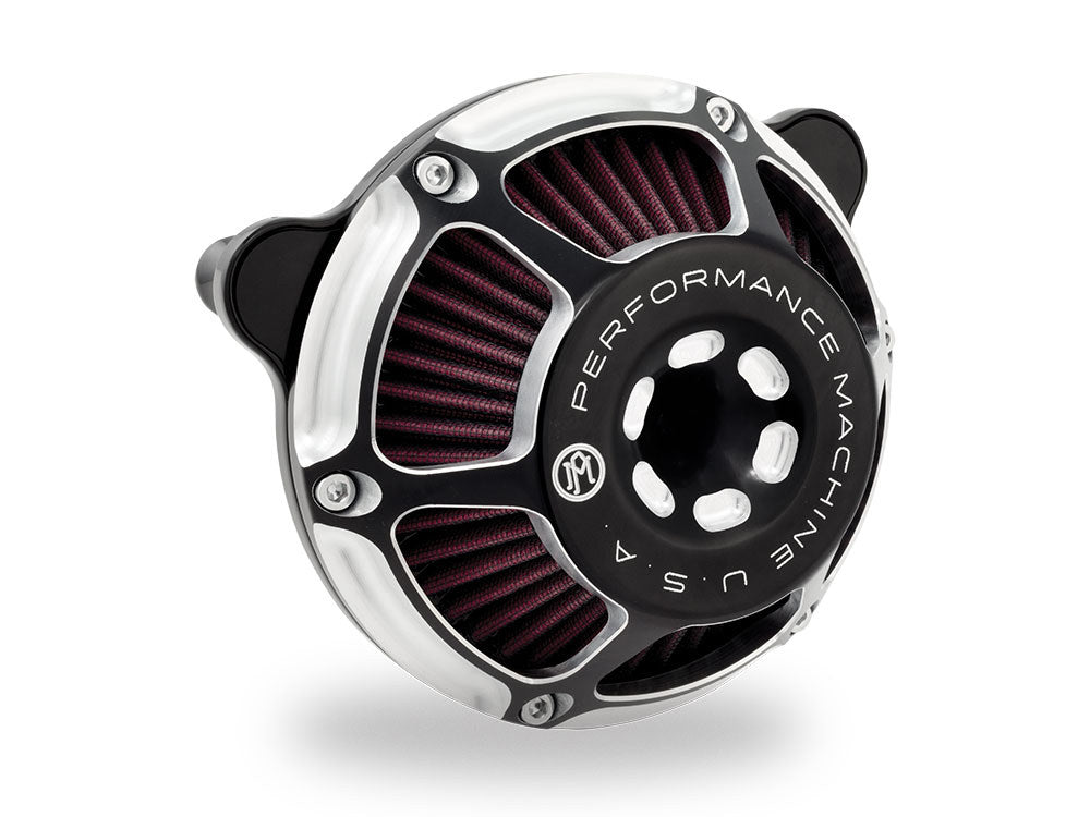 Max HP Air Cleaner Kit – Black Contrast Cut. Fits CVO Touring 2023up, Street Glide & Road Glide 2024up, Touring 2025up & Softail 2025up