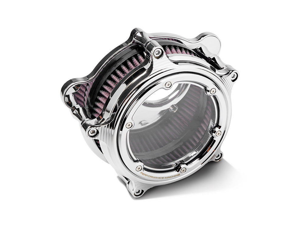 Vision Air Cleaner Kit – Chrome. Fits CVO Touring 2023up, Street Glide & Road Glide 2024up, Touring 2025up & Softail 2025up