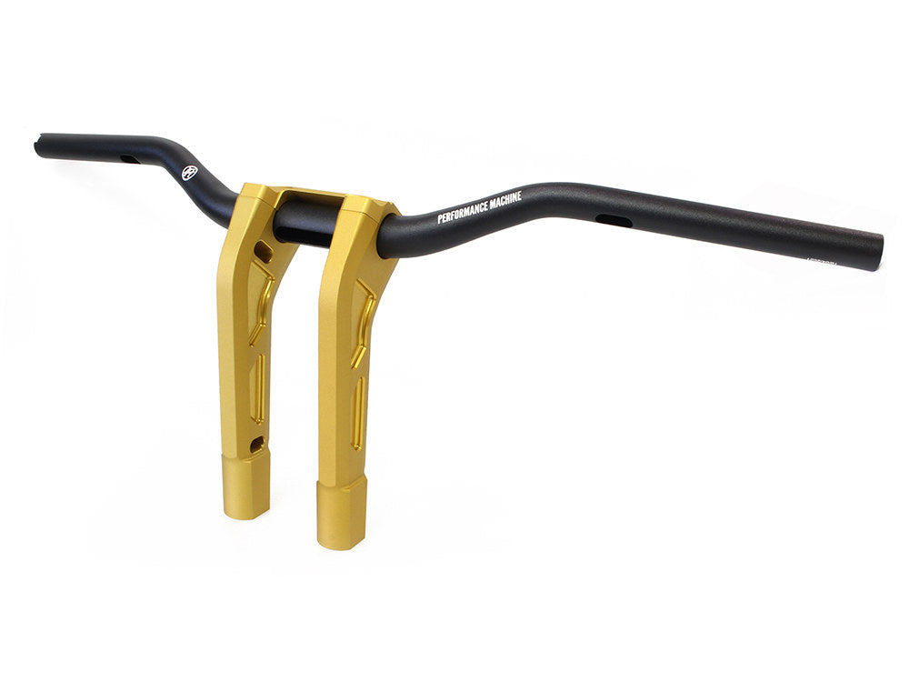 1-1/4in. Phatbar Handlebar and 9in. Riser Set – Gold Ops.