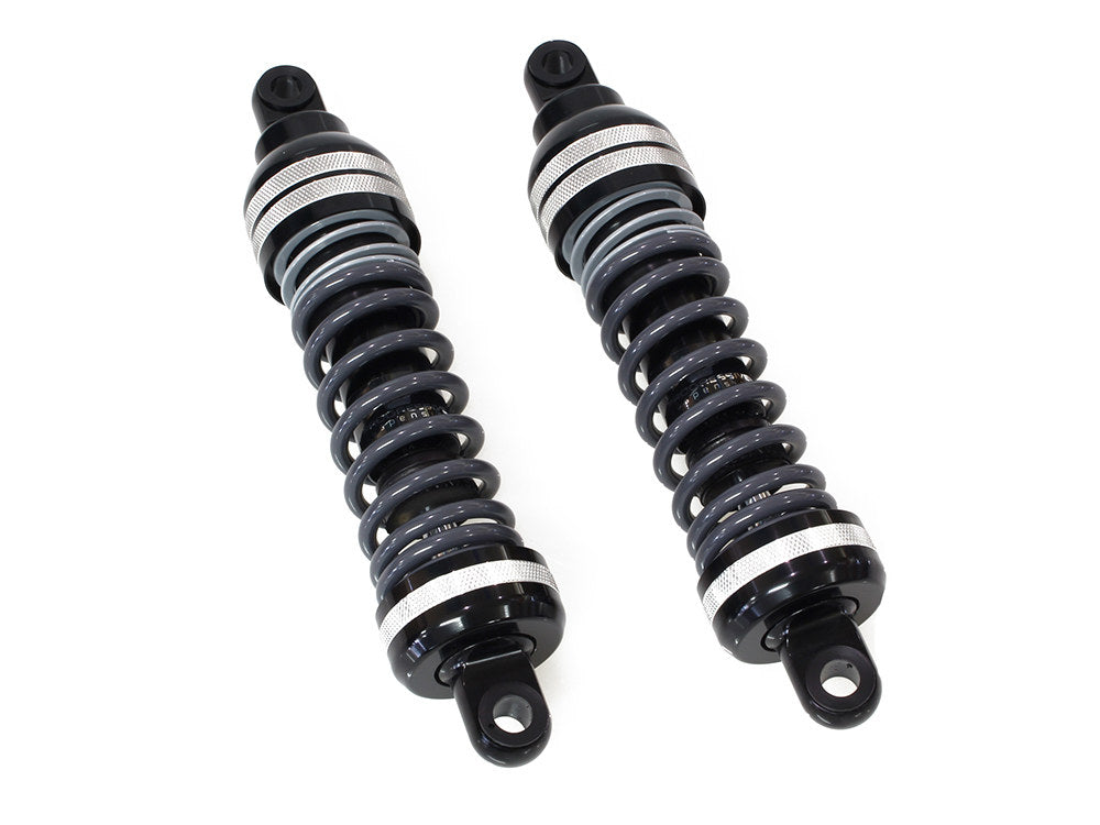 944 Ultra Low Series, 12.5in. Standard Spring Rate Rear Shock Absorbers – Black. Fits Touring 1980up.