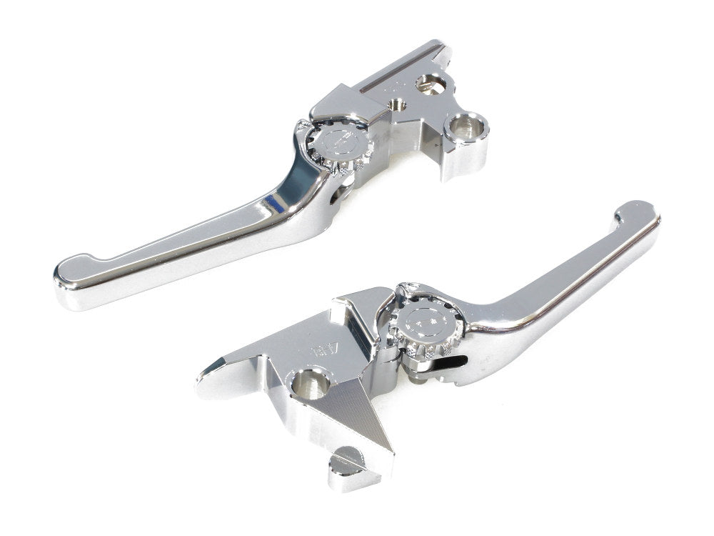 Adjustable Anthem Levers – Chrome. Fits Softail 2015-2024