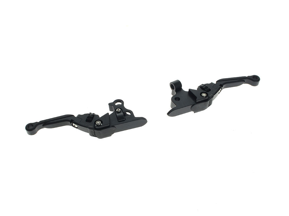Adjustable Anthem Pro Levers – Black. Fits Touring Most 2021-2024 with Cable Clutch