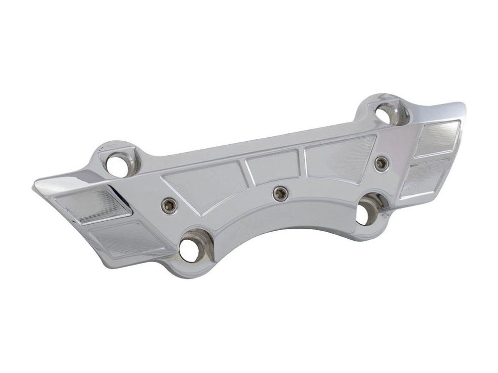 Weld Wing No-Slip Super Handlebar Top Clamp – Chrome. Fits 1.25in. Bar Thats Steps To 1in. Clamping.