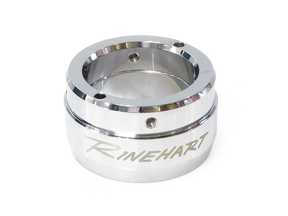 Rinehart End Cap – Chrome. Fits 3.5in. Mufflers.