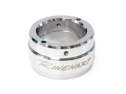 Rinehart End Cap – Chrome. Fits 3.5in. Mufflers.