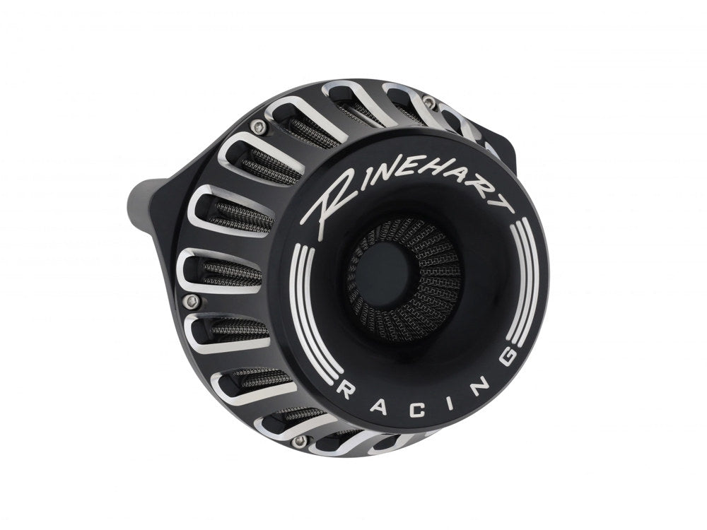 Moto Air Cleaner Kit – Black. Fits Big Twin 1993-2017 with CV Carb or Cable Operated Delphi EFI