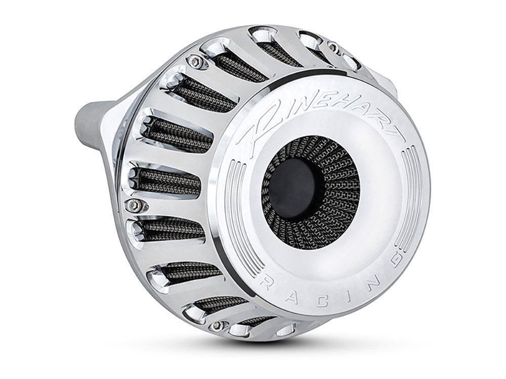 Moto Air Cleaner Kit – Chrome. Fits Big Twin 1993-2017 with CV Carb or Cable Operated Delphi EFI