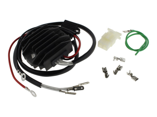 Regulator/Rectifier – Black. Honda 160-500cc 1964-1977.