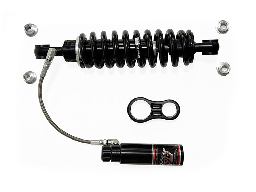 13.5in. RS-2 Piggyback Rear Shock Absorbers with Standard Spring Rate – Black. Fits Softail 2018up.