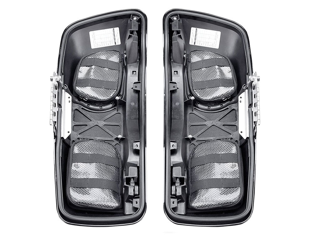 Saddlebag Lid Organizer Set. Fits Touring 2014-23 with Hard Bags