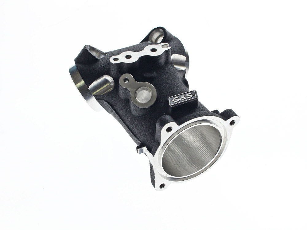 Premium 55mm CNC Ported Performance Intake Manifold – Black. Fits Milwaukee-Eight 2017-2024