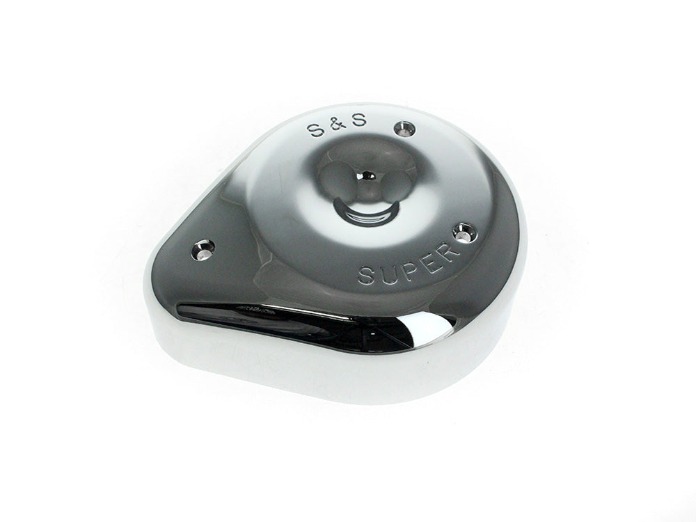 Teardrop Air Cleaner Cover – Chrome.