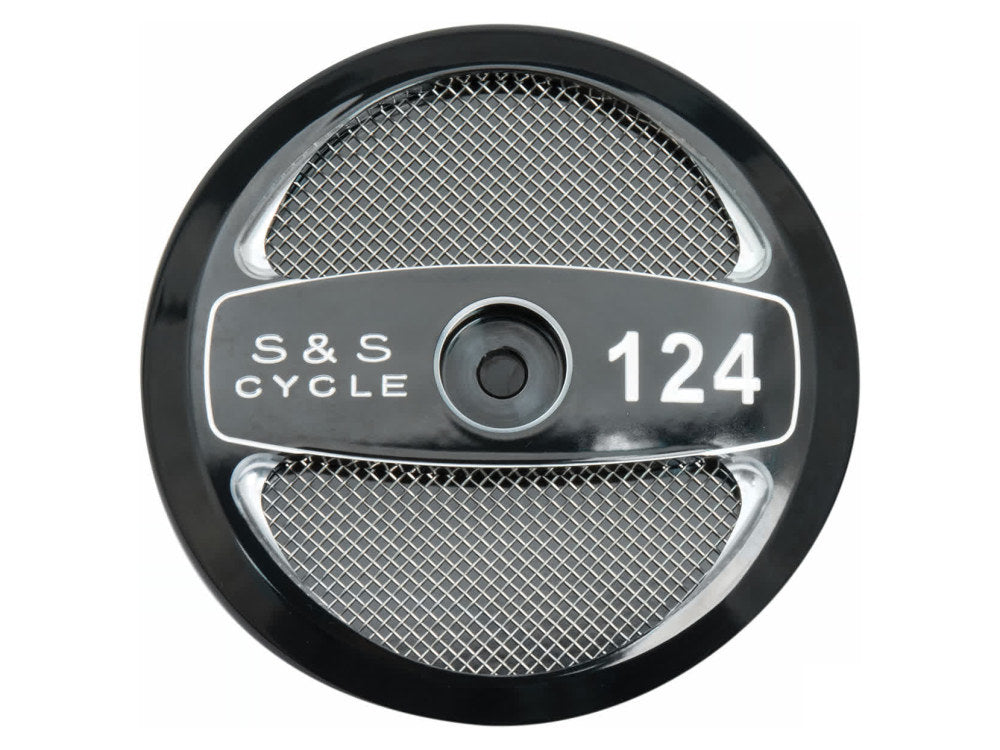 124ci Displacement Air Filter Cover – Black.