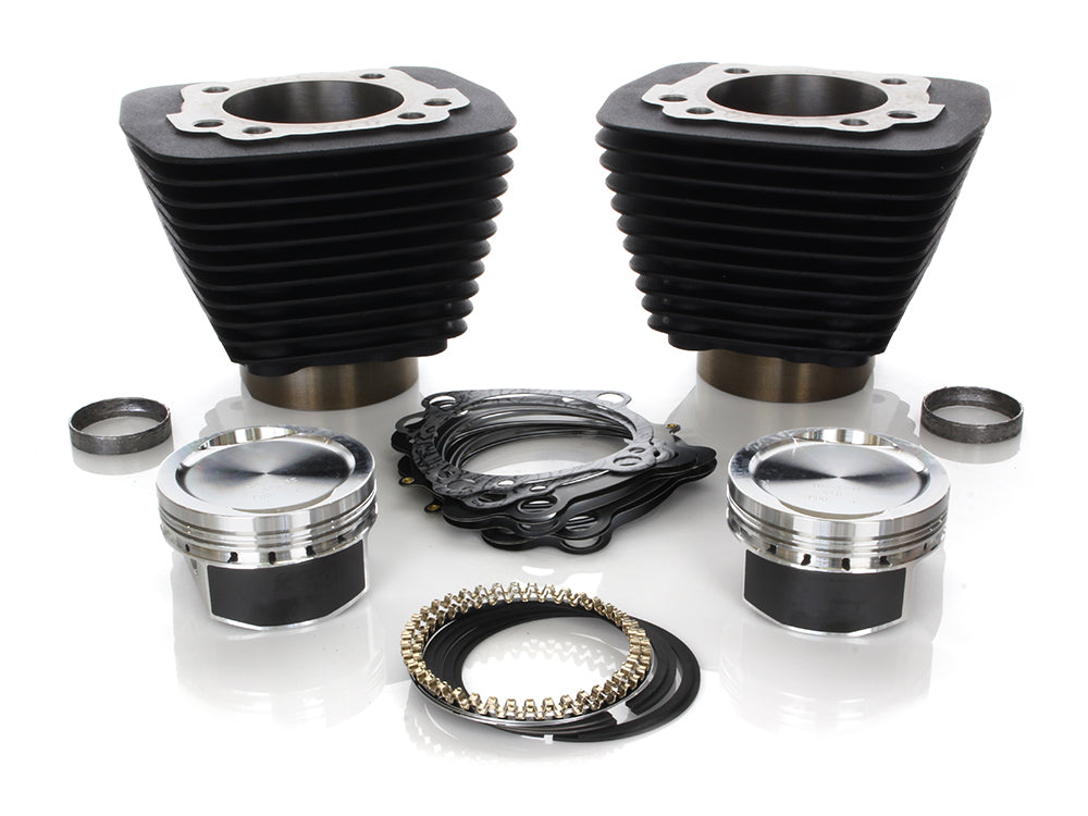 1200cc Big Bore Kit – Wrinkle Black. Fits Sportster 1986-2021 with 883cc Engine.