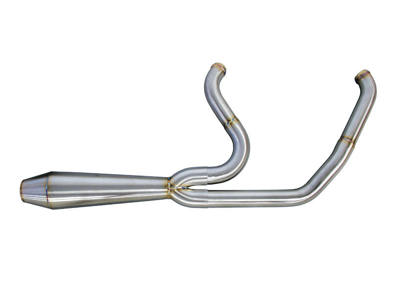 Megaphone Gen II 2-into-1 Exhaust – Stainless Steel. Fits Softail Breakout & Fat Boy 2018-2024