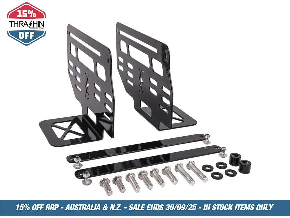 Hard Mount Brackets For Essential, Escape & Expedition Saddlebags.