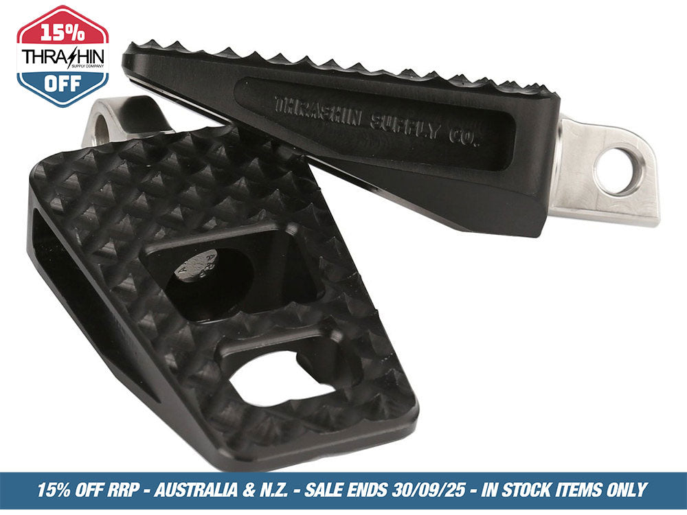 P-54 Footpegs with HD Male Mount – Black.