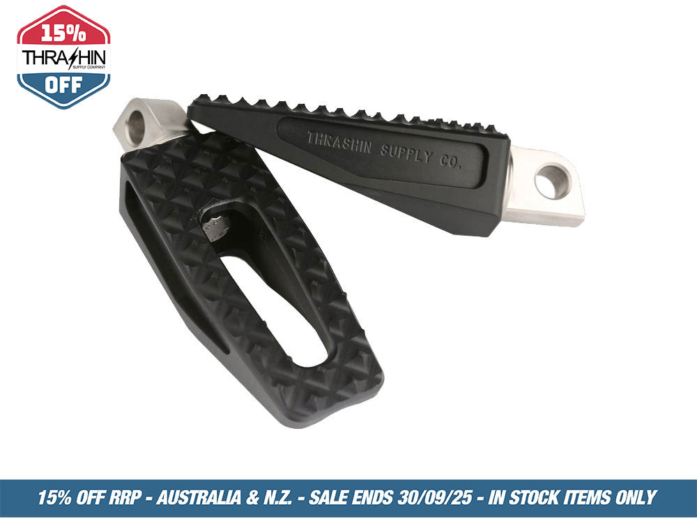 P-54 Slim Footpegs with HD Male Mount – Black.