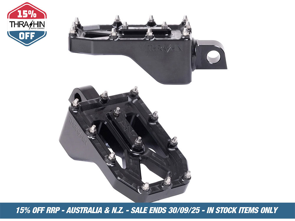 Aggressor Footpegs – Black.