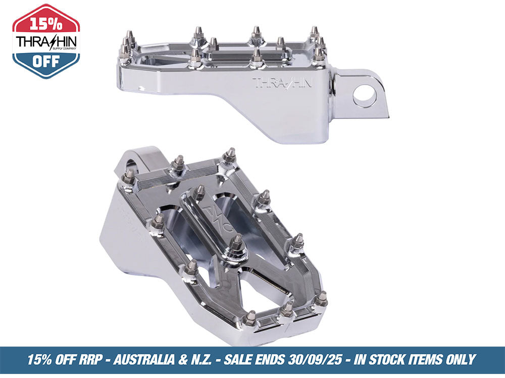 Aggressor Footpegs – Chrome.