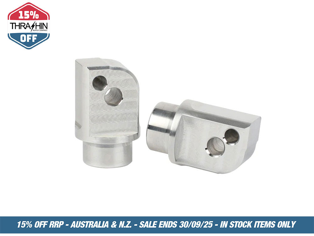 Thrashin Rear Footpeg Mounts – Raw. Fits Softail 2018up Rear Passenger