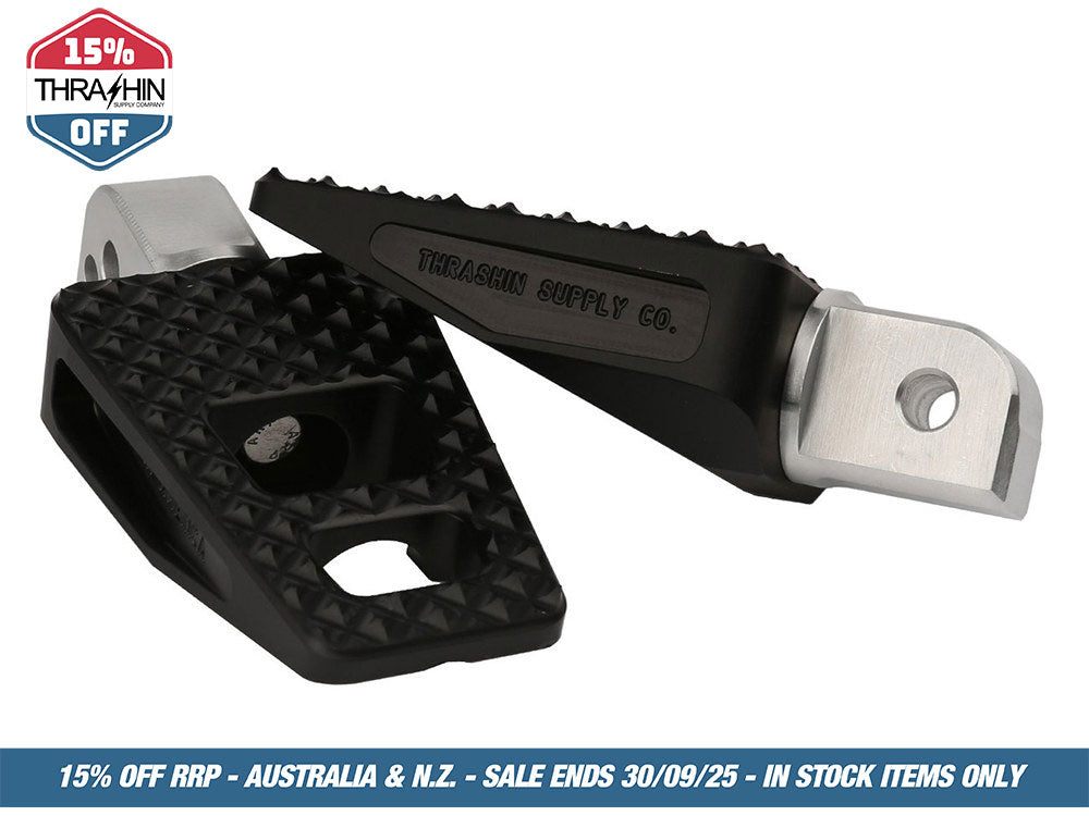 P-54 Footpegs – Black. Fits Softail 2018up Rear Passenger