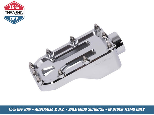 Aggressor Brake Arm Pedal – Chrome. Touring 2014up (Using Thrashin Brake Arms)