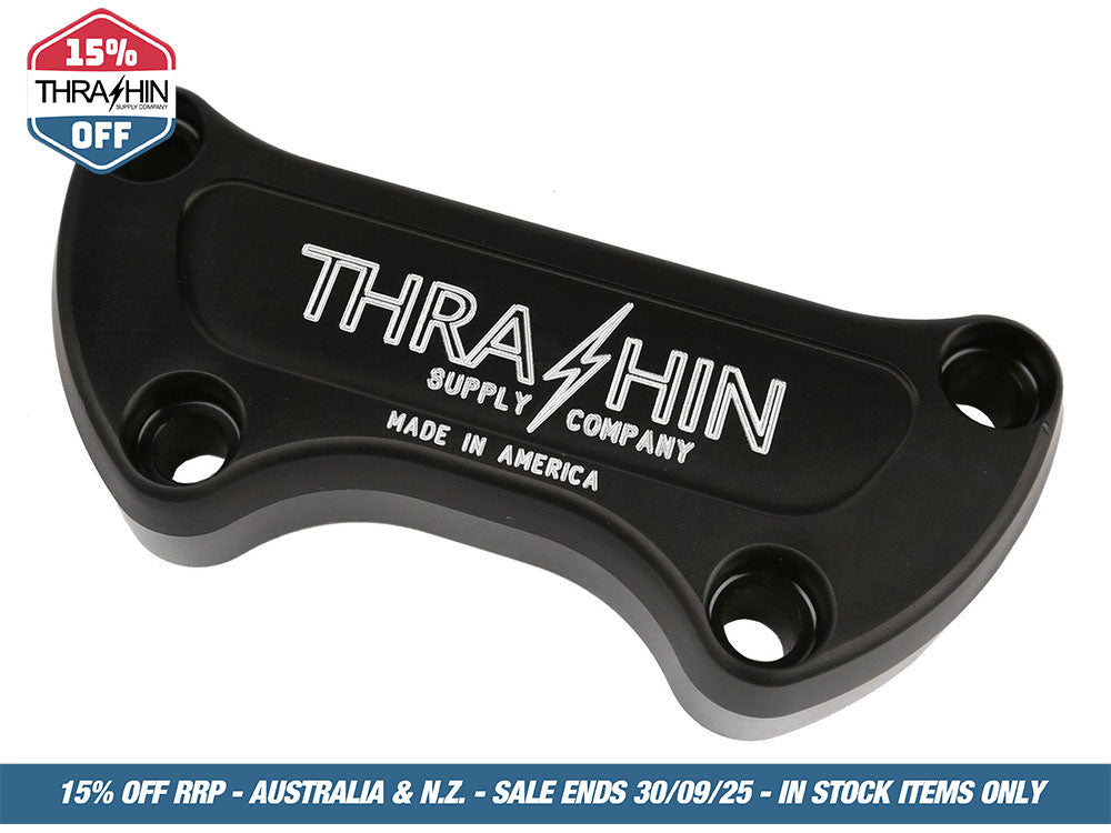 Handlebar Top Clamp – Twice Cut Black