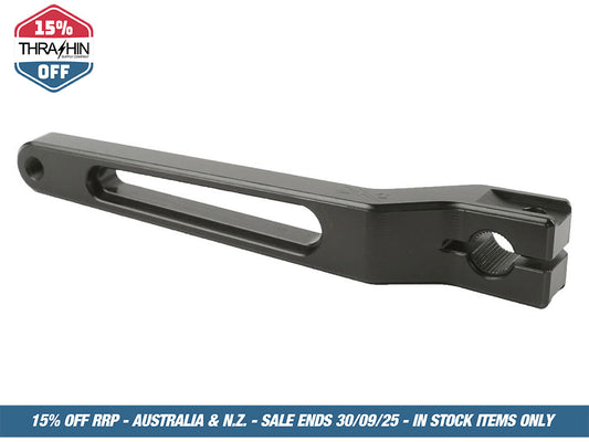Billet Shift Lever – Black. Stock Length. Fits Touring 1983up, Trike 2008up, FXR 1982-1994 & FL Softail 1986-2017.