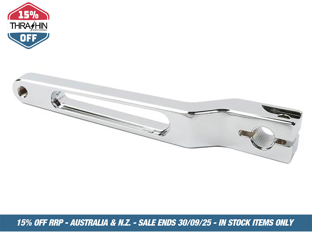 Billet Shift Lever – Chrome. Stock Length. Fits Touring 1983up, Trike 2008up, FXR 1982-1994 & FL Softail 1986-2017.