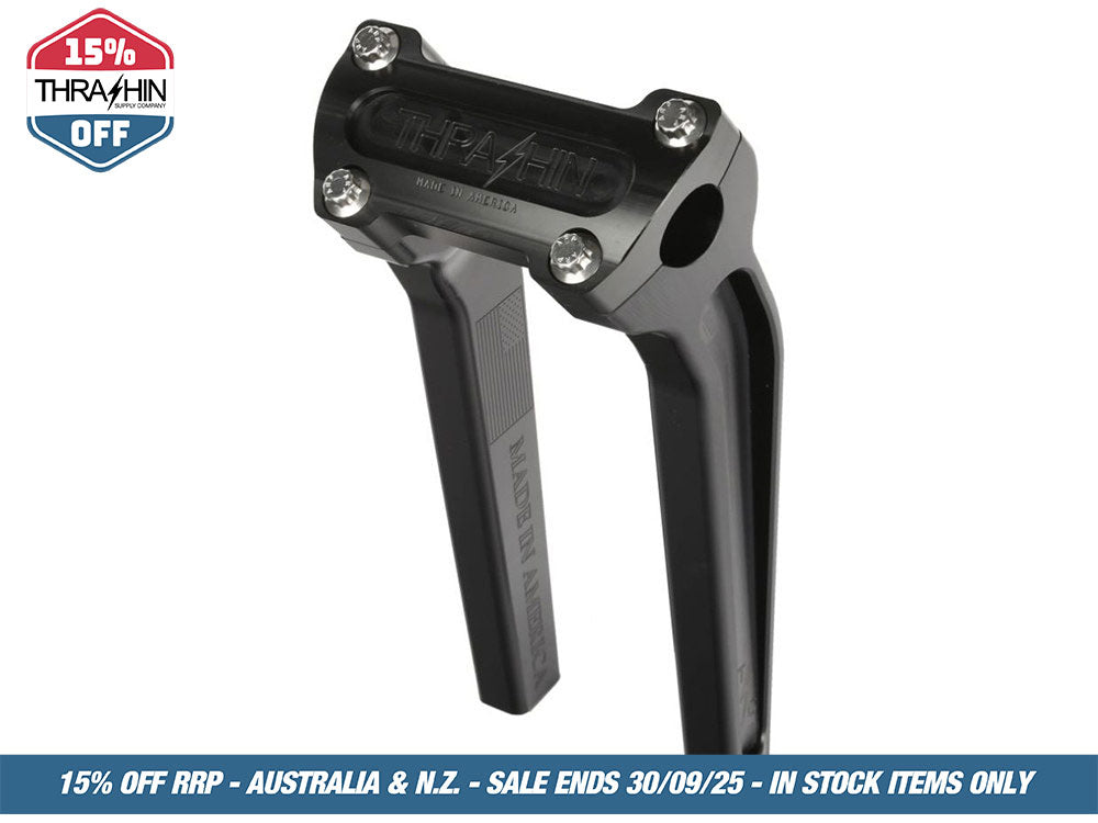 9.5in. Pull Back Thrashin Risers – Black. Fits 1in. Handlebar