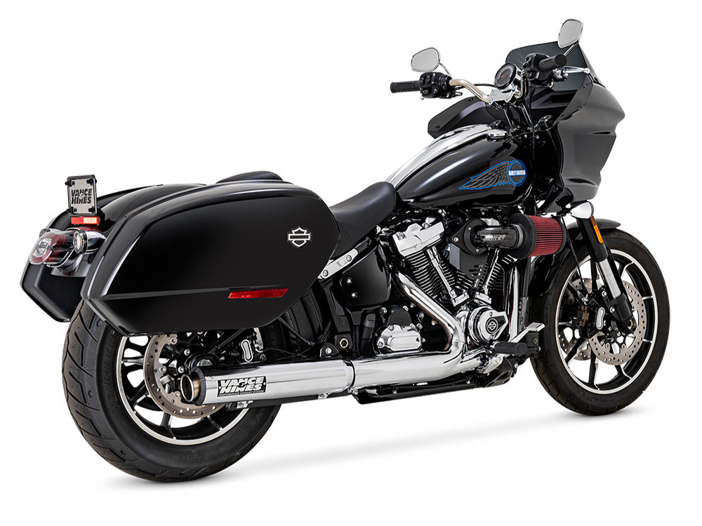 4in. Supersport Slip-On Muffler – Chrome. Fits Softail Street Bob, Low Rider S, Low Rider ST & Heritage 2025up