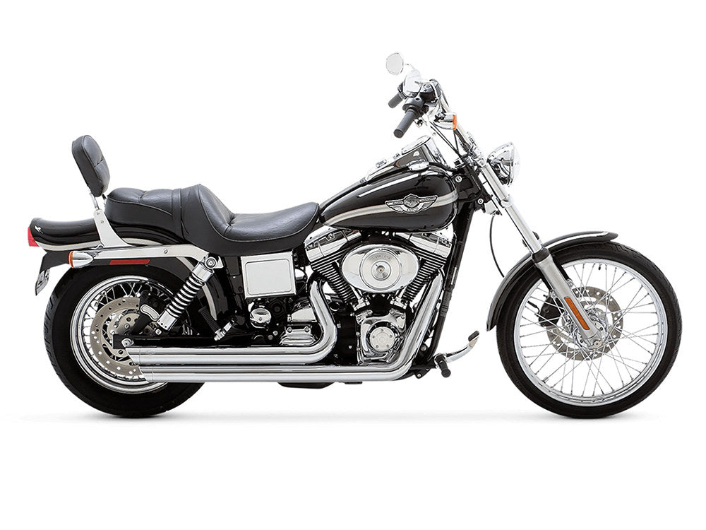 Big Shots Staggered Exhaust – Chrome. Fits Dyna 1991-2005