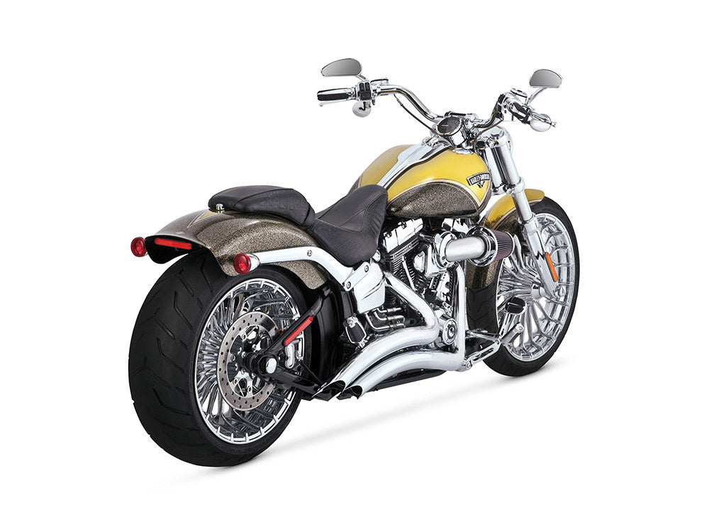 Big Radius Exhaust – Chrome. Fits Softail Breakout 2013-2017