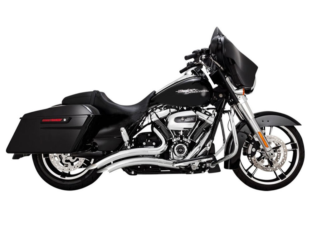 Big Radius Exhaust – Chrome. Fits Touring 2017up